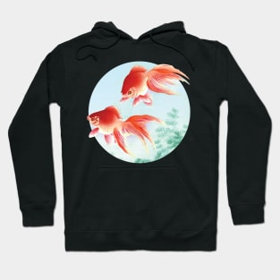 Ukiyo-e Gold Fish Hoodie